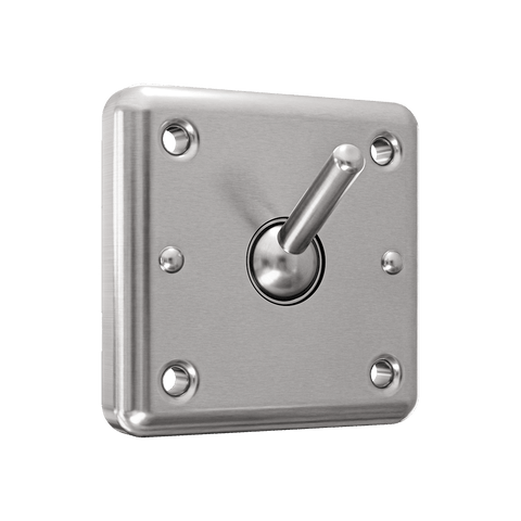 Collapsible Square Clothes Hook in Satin Stainless Steel - ML2123