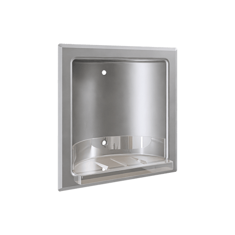 Recessed Soap Dish in Satin Stainless Steel - ML232S