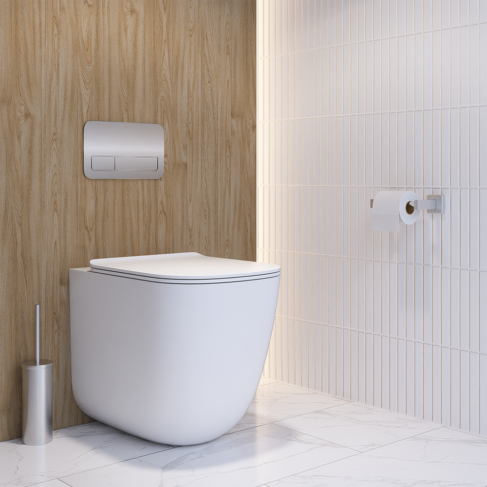 Single Toilet Roll Holder in Polished Stainless Steel - ML255B