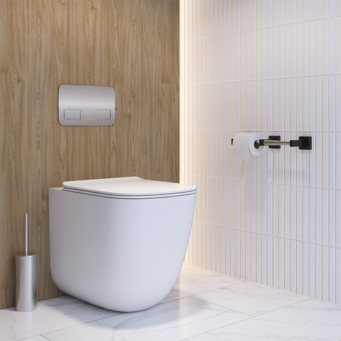 Double Toilet Roll Holder in Designer Black - ML256_DESIGNER