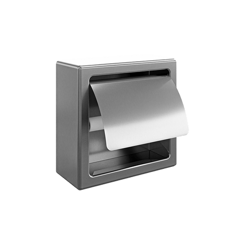 Surface Mounted Single Toilet Roll Holder in Satin Stainless Steel - ML261SM_S