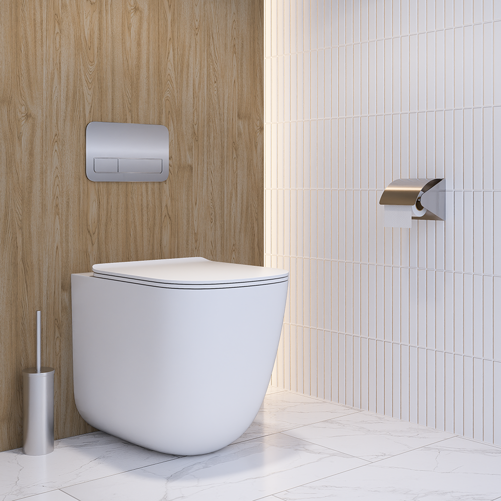 Hooded Single Toilet Roll Holder in Polished Stainless Steel - ML272_TRH_PSS