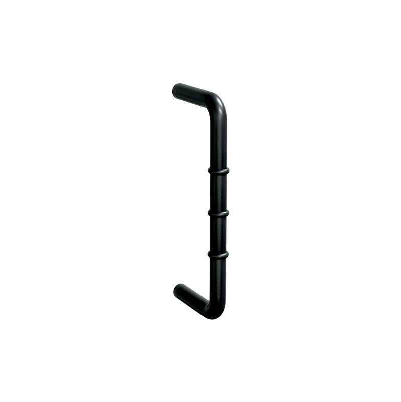 D-Pull Handle with Rubber Stopper in Designer Black - ML315R_DESIGNER