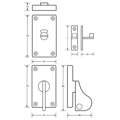 Sliding Door Indicator Lock Visible Fix - ML405AL