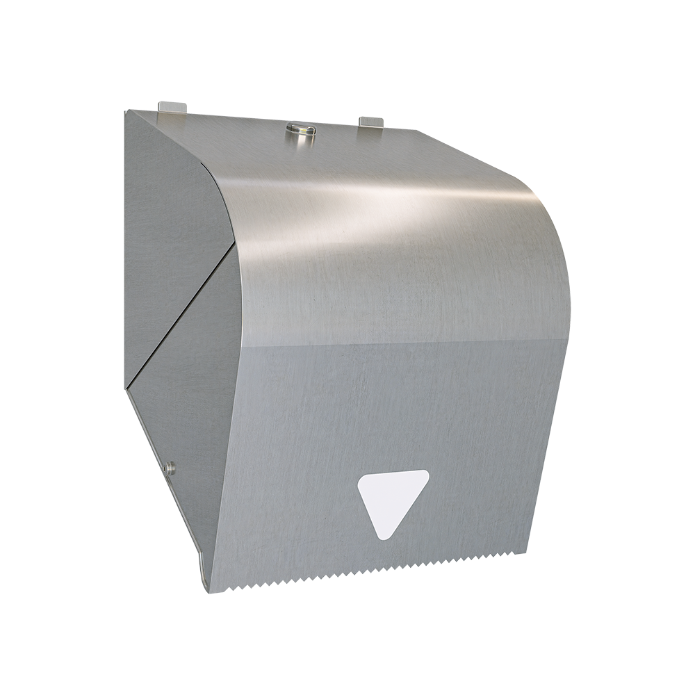 Paper Towel Roll Dispenser Lockable in Satin Stainless Steel - ML4093SS_LOCK