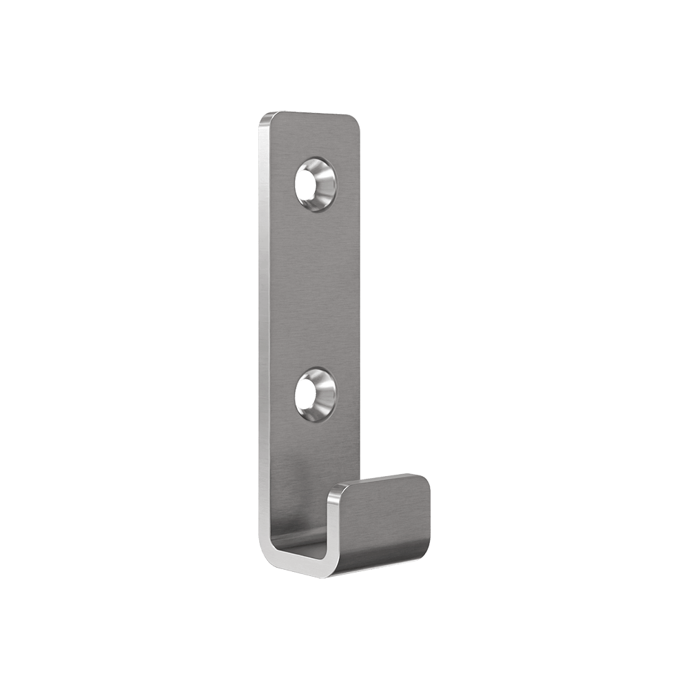 Hat and Coat Hook in Satin Stainless Steel - ML4157