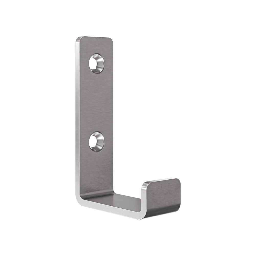Hat and Coat Hook in Satin Stainless Steel - ML4158