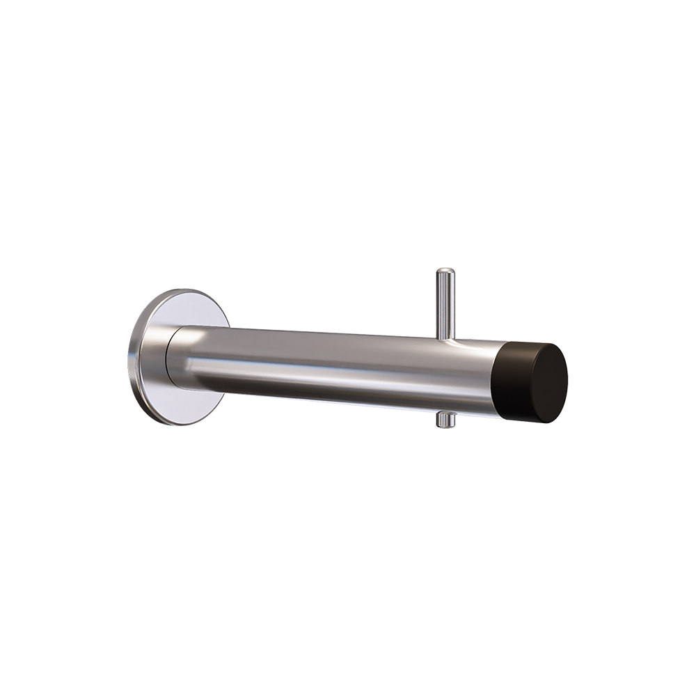 Coat Hook with Bumper in Satin Stainless Steel - ML4162_90MM_HOOK