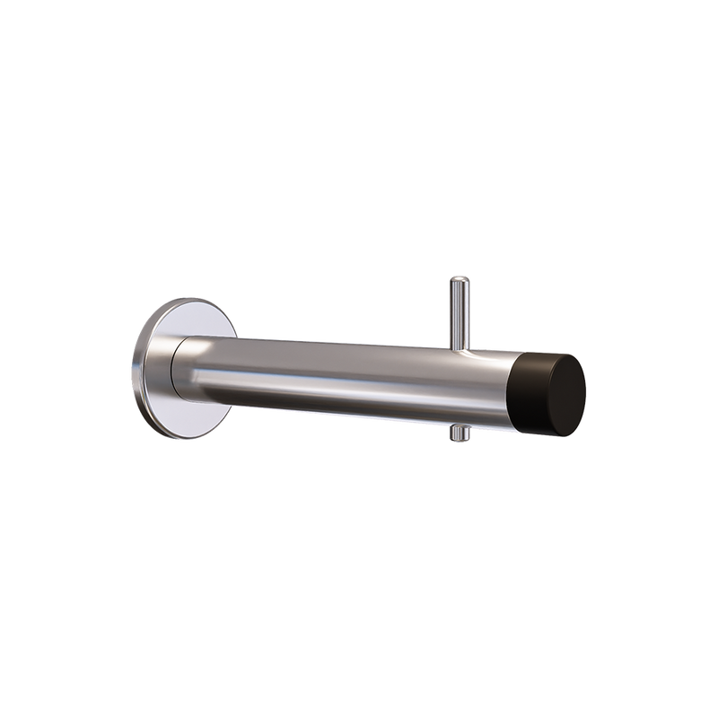Coat Hook with Bumper in Satin Stainless Steel - ML4162_90MM_HOOK