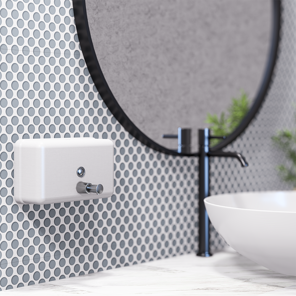 Horizontal Soap Dispenser in White - ML600W