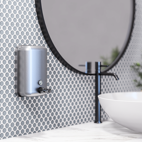 Ellipse Soap Dispenser in Satin Stainless Steel - ML602AS