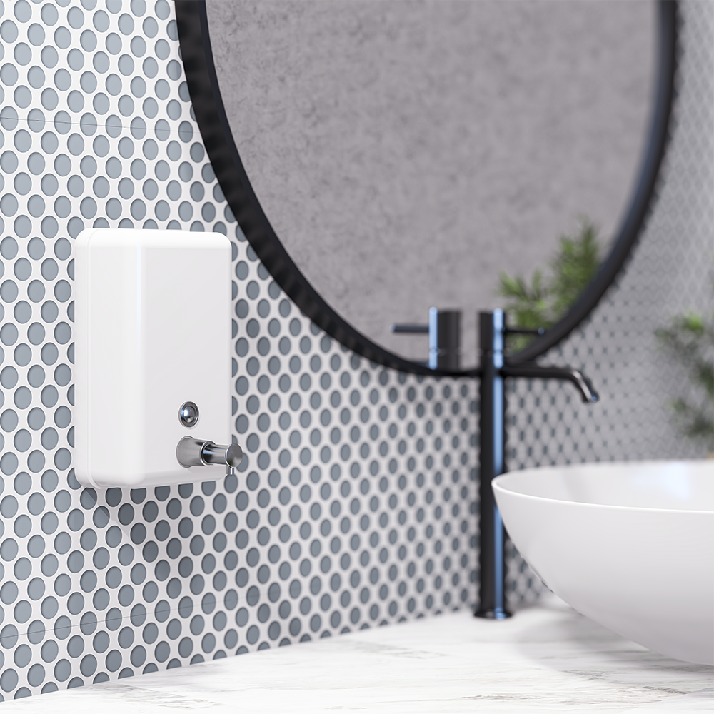 Vertical Soap Dispenser in White - ML605AS_WHT