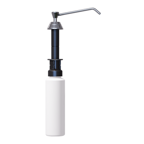 Bench Mounted Soap Dispenser 100mm Spout 475ml in Polished Stainless Steel - ML616_4