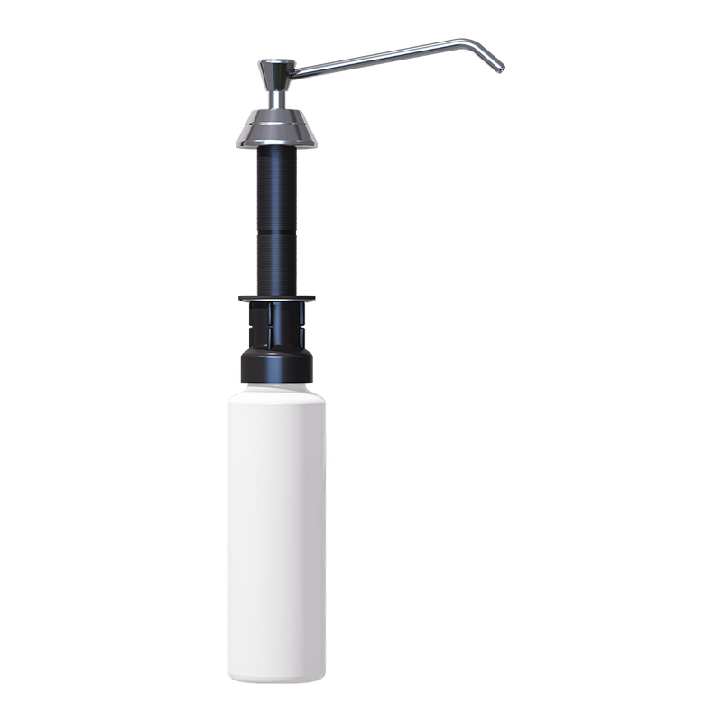 Bench Mounted Soap Dispenser 100mm Spout 950ml in Polished Stainless Steel - ML628_4