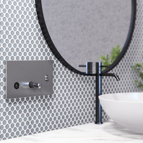 Recessed Horizontal Soap Dispenser in Satin Stainless Steel - ML640AS_N