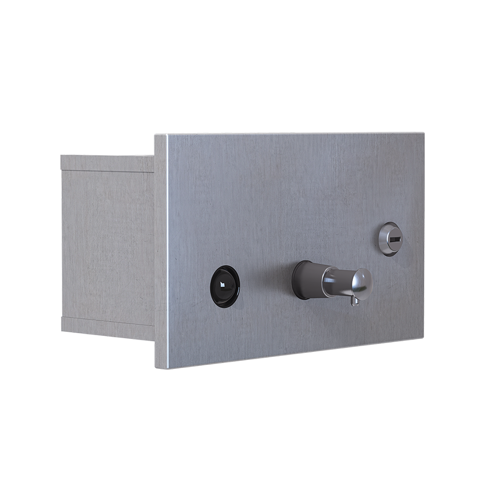 Recessed Horizontal Soap Dispenser in Satin Stainless Steel - ML640AS_N
