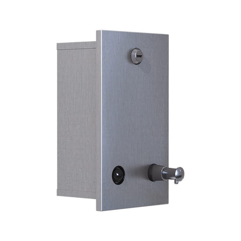 Recessed Vertical Soap Dispenser in Satin Stainless Steel - ML641AS
