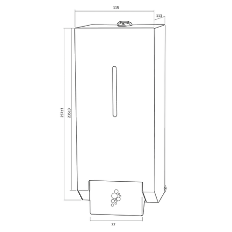 Foam Soap Dispenser in Satin Stainless Steel - ML681SSF