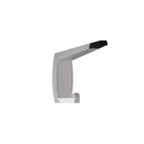 Moda Hat and Coat Hook in Satin Chrome Plate - MODA_HOOK_SCP