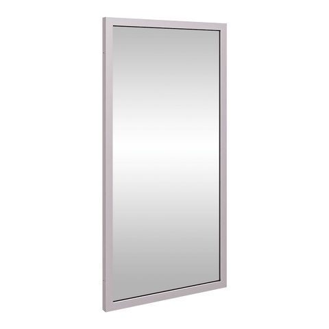 910mmH x460mmW Framed Mirror in Satin Stainless Steel - ML771_2