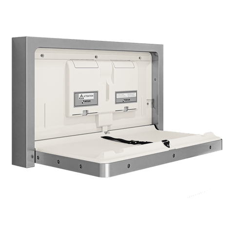 Surface Mounted Horizontal Baby Change Station in Satin Stainless Steel - ML_8200SM