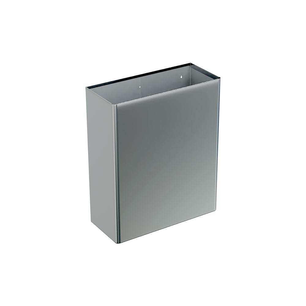 Surface Mounted 23L Waste Receptacle in Satin Stainless Steel - ML921