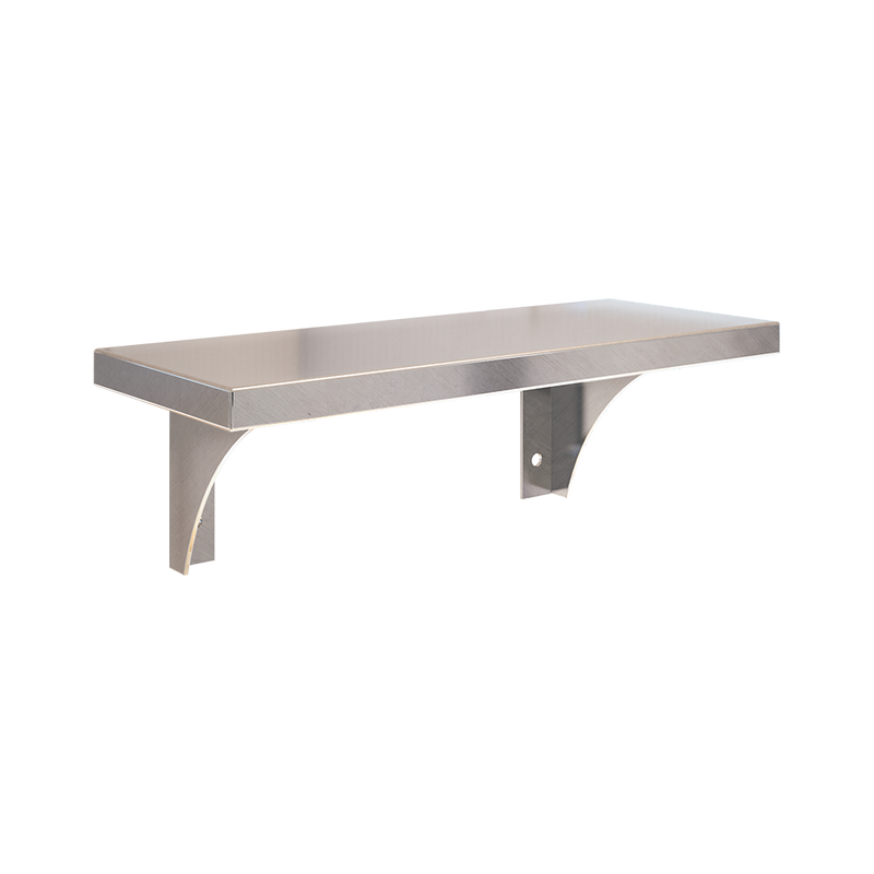 300mm Utility Shelf in Satin Stainless Steel - ML950_12