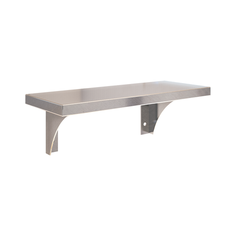 300mm Utility Shelf in Satin Stainless Steel - ML950_12
