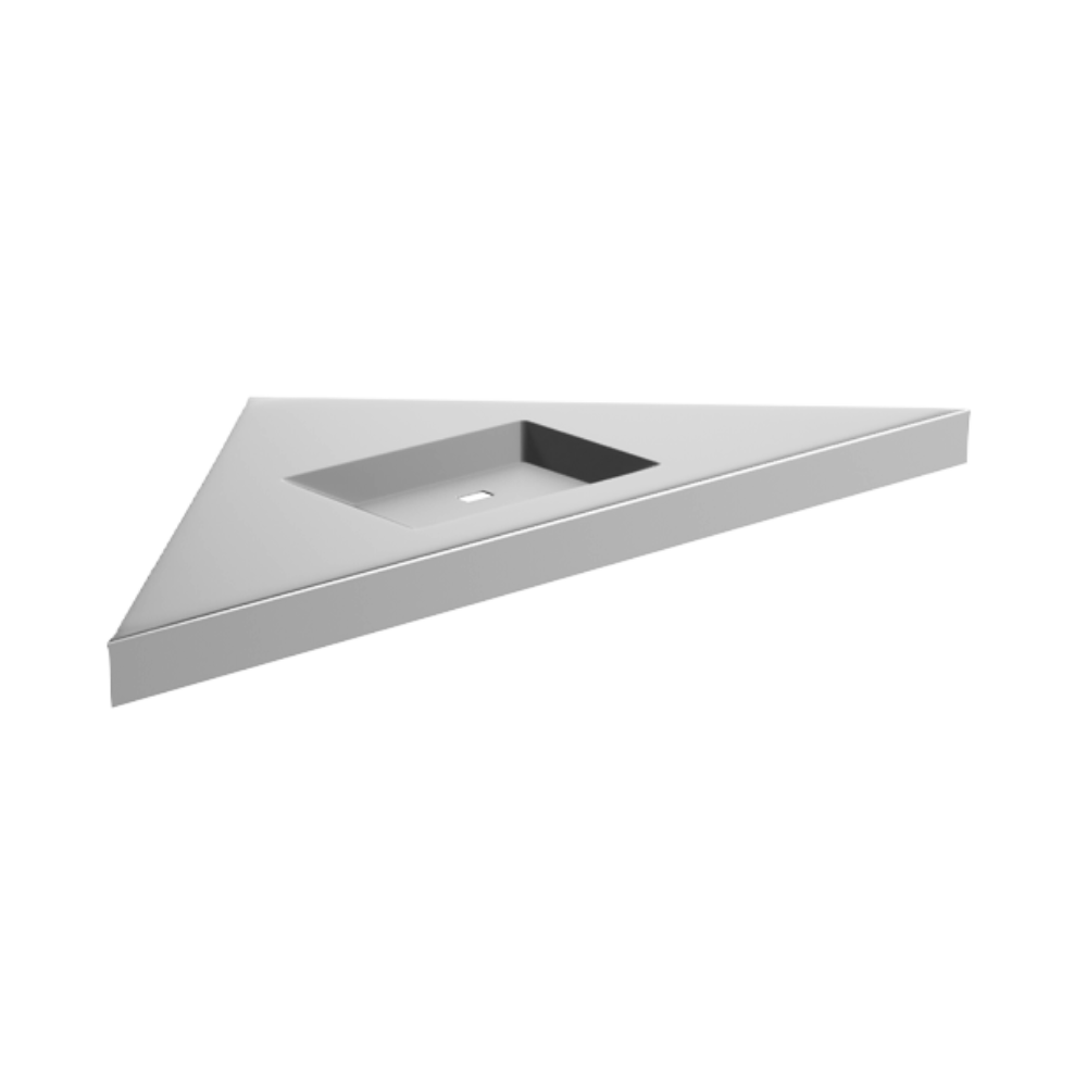 Corner Soap & Shampoo Holder in Satin Stainless Steel - ML243