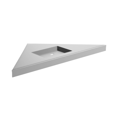 Corner Soap & Shampoo Holder in Satin Stainless Steel - ML243