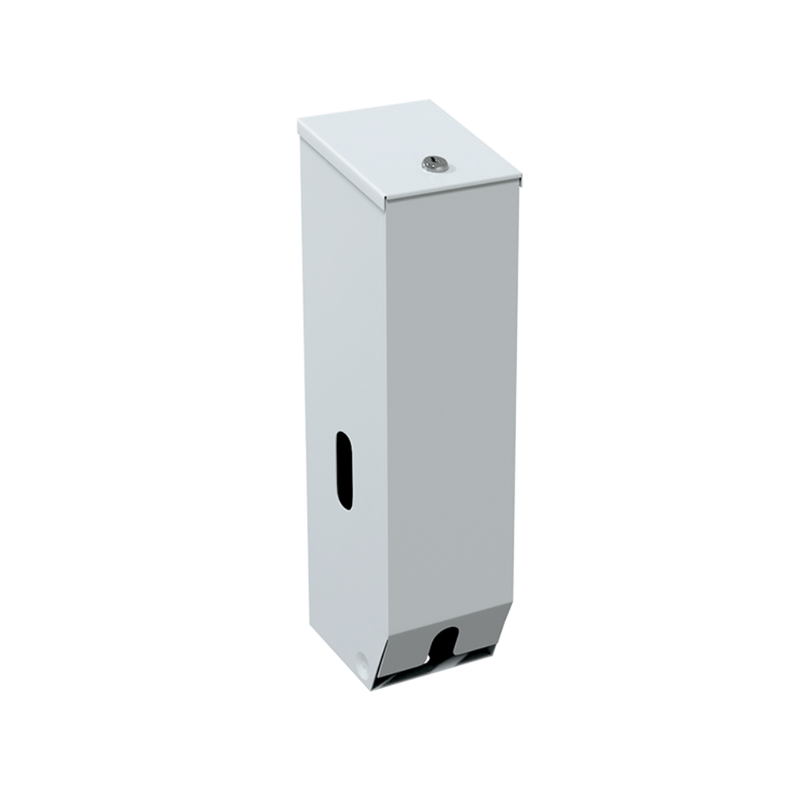 Triple Toilet Roll Dispenser in White Powder Coat - ML833W