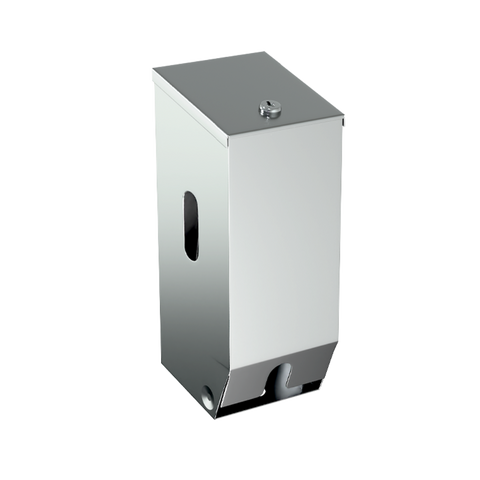 Double Toilet Roll Dispenser in Satin Stainless Steel - ML832SS