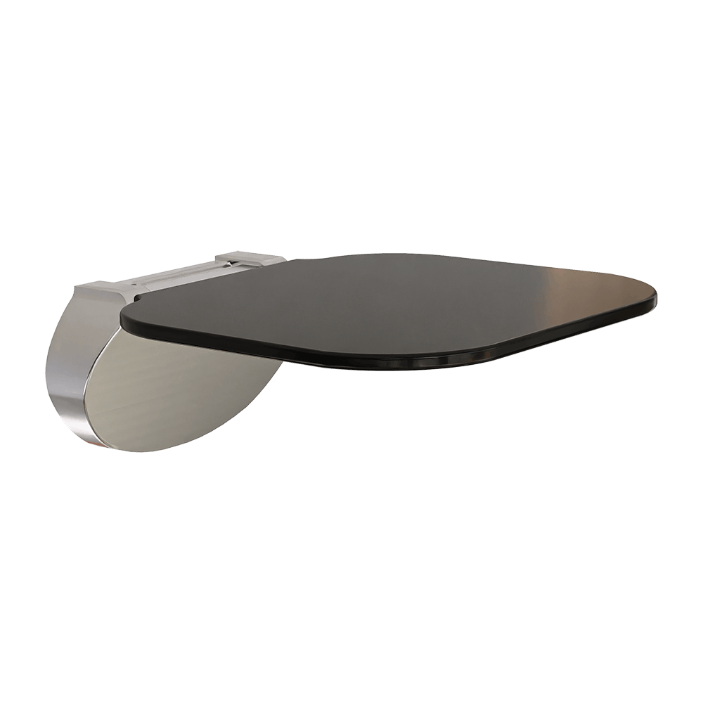 Folding Shower Seat in Designer Black - ML989_BLK