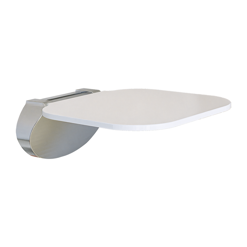 Folding Shower Seat in White - ML989_WHT