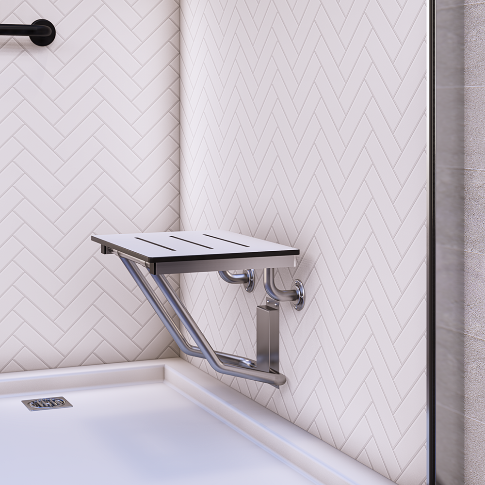 Folding Shower Seat in Phenolic - ML999_PH