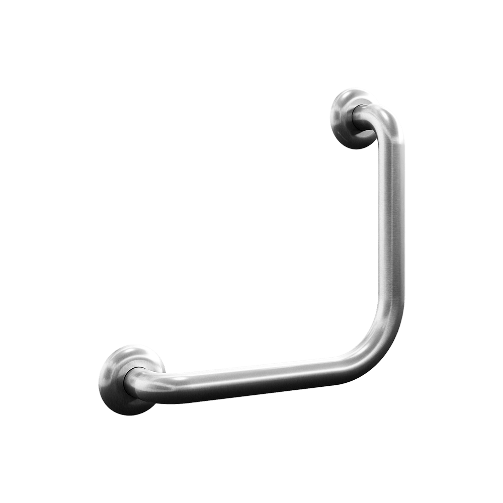 90° Children’s Ambulant Grab Rail in Satin Stainless Steel - MLR111_SS