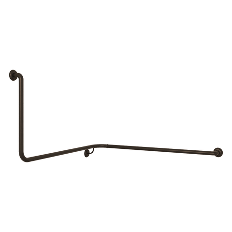 90° Flush Mount Wrap Around Modular Grab Rail RH in Designer Black - MLR116MOD_DESIGNER
