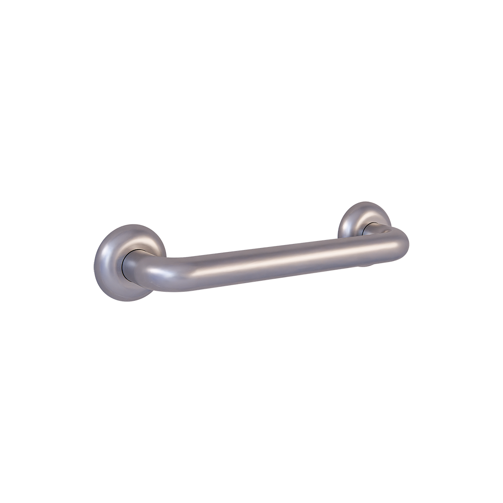 300mm Straight Bariatric Grab Rail in Satin Stainless Steel - MLRB_327_SS