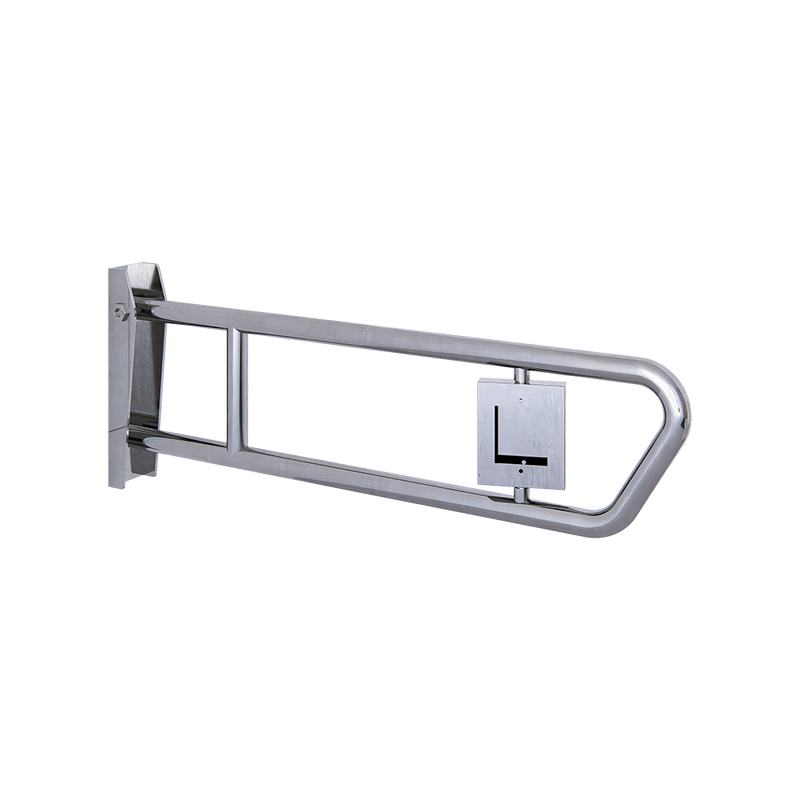 Universal Pull Down Grab Rail with Support Call Facility in Satin Stainless Steel - MLR50NCAL_UNI_SS