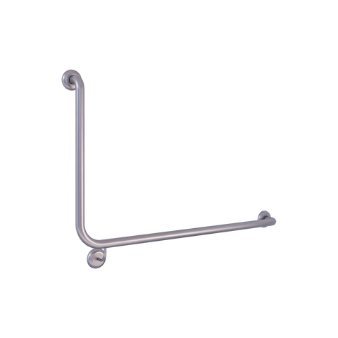 90° Flush Mount Side Wall RH Grab Rail in Satin Stainless Steel - MLR104X_SS