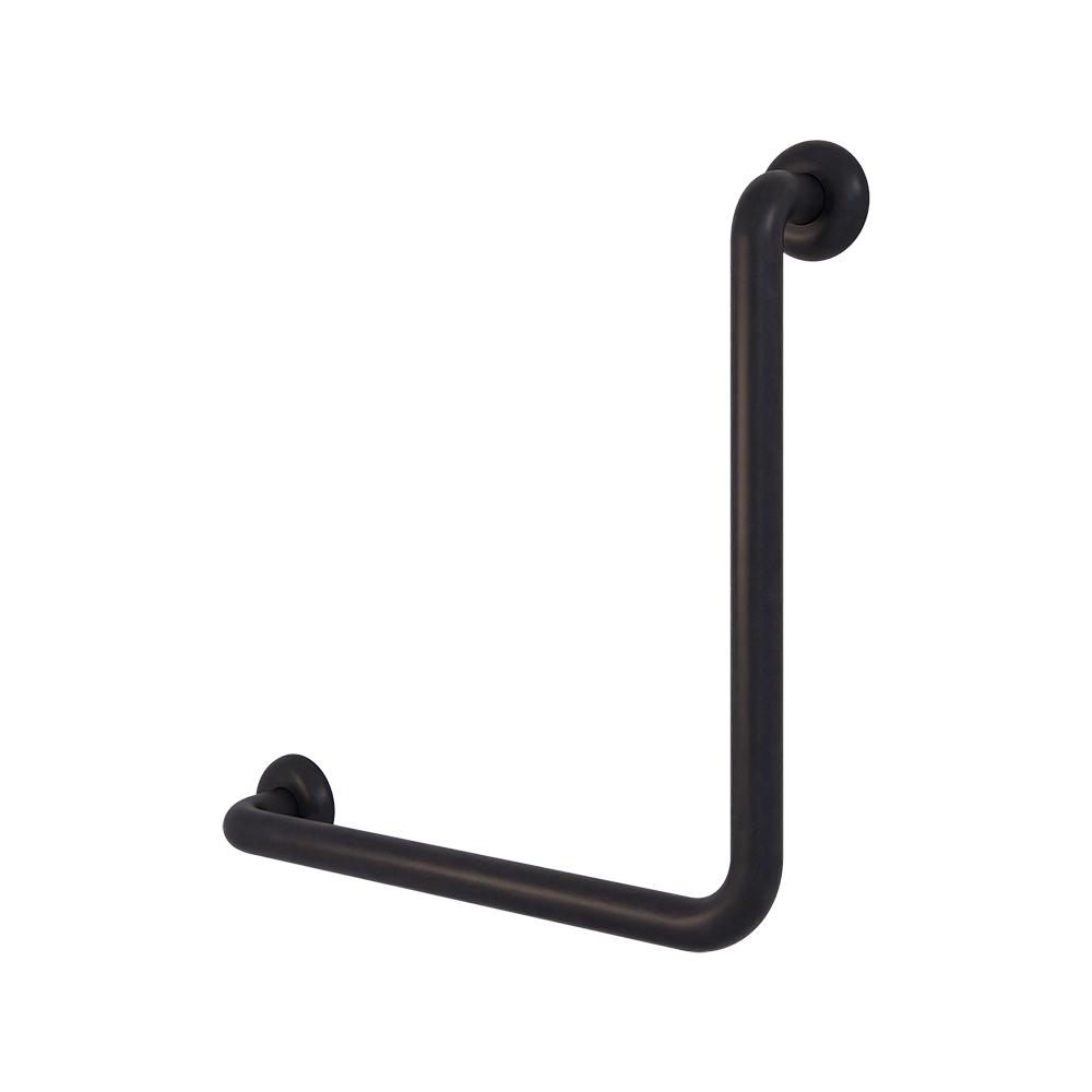90° Ambulant Grab Rail in Designer Black - MLR112_DESIGNER