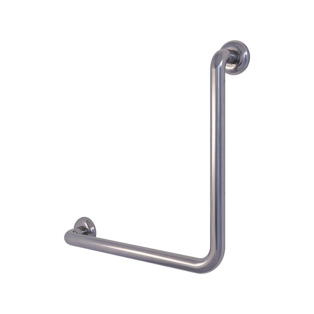 90° Ambulant Grab Rail in Satin Stainless Steel - MLR112_SS