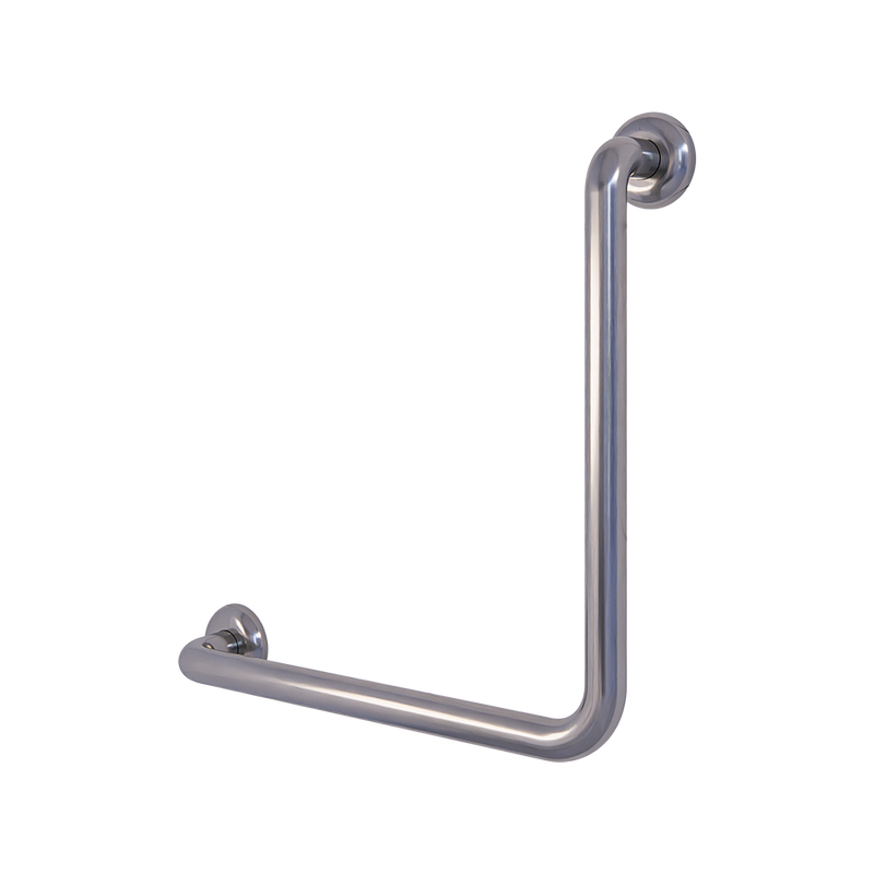 90° Ambulant Grab Rail in Satin Stainless Steel - MLR112_SS