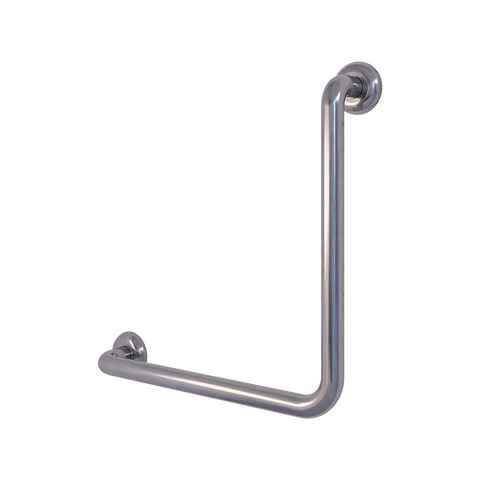 90° Ambulant Grab Rail in Satin Stainless Steel - MLR112_SS