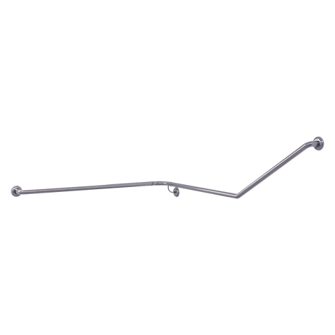 30° Flush Mount Wrap Around Modular Grab Rail LH in Satin Stainless Steel - MLR113MOD_SS