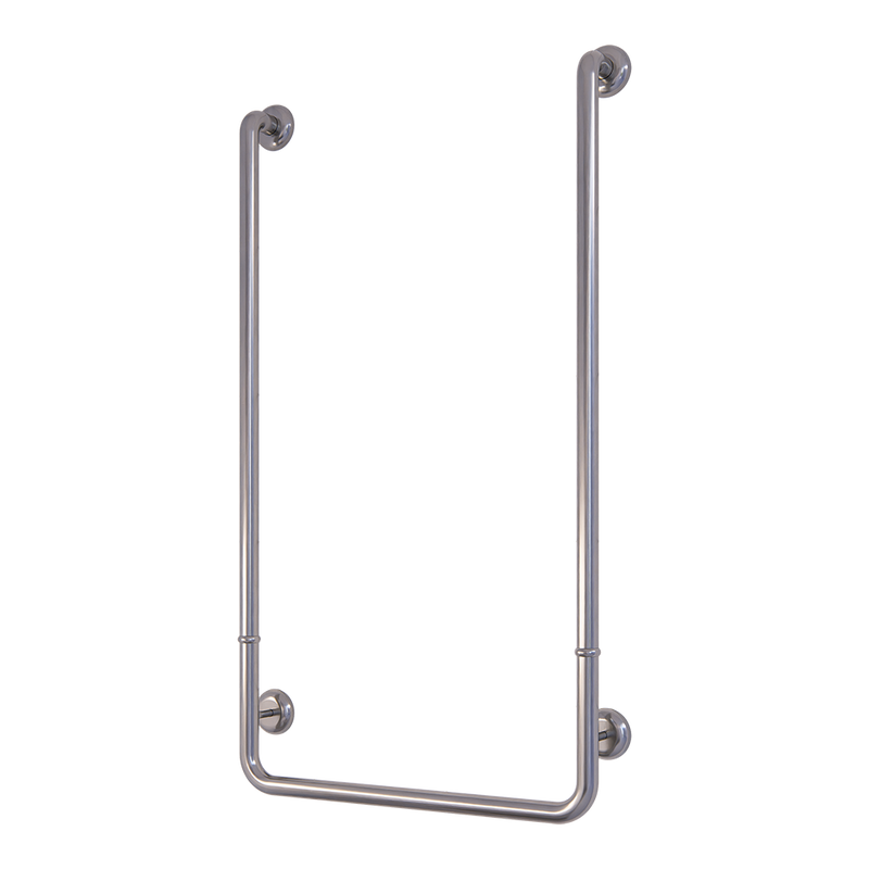 Modular U-Shaped Grab Rail in Satin Stainless Steel - MLR122MOD_SS