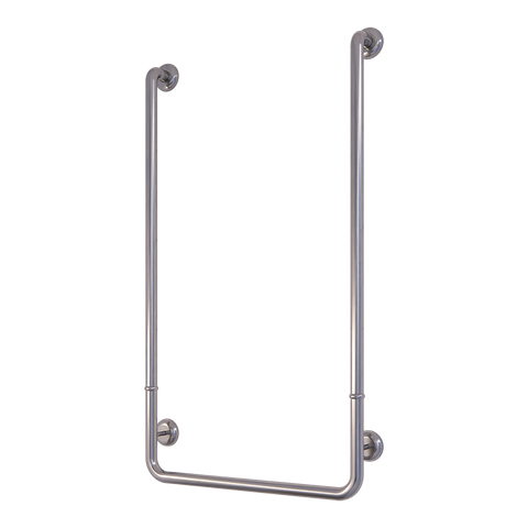 Modular U-Shaped Grab Rail in Satin Stainless Steel - MLR122MOD_SS