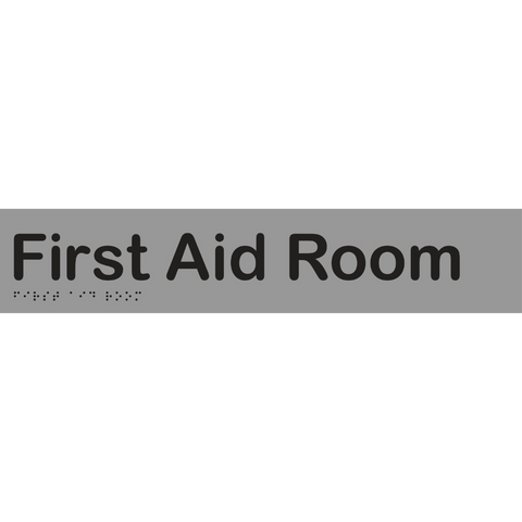 First Aid Room Braille Sign in Stainless Steel - MLS16055_SS