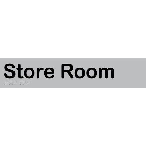Store Room Braille Sign in Stainless Steel - MLS16059_SS