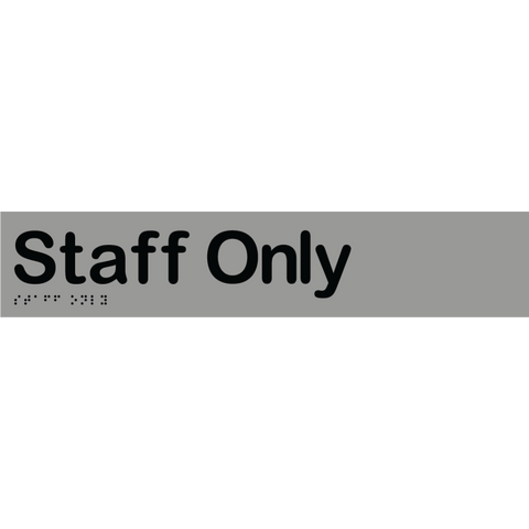 Staff Only Sign in Stainless Steel - MLS16061_SS